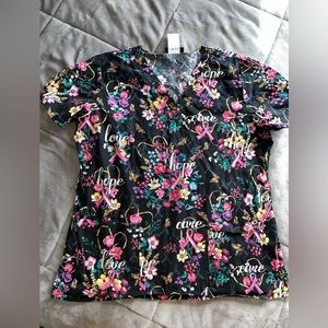 Cherokee Scrub Top, Size Large, gently worn twice